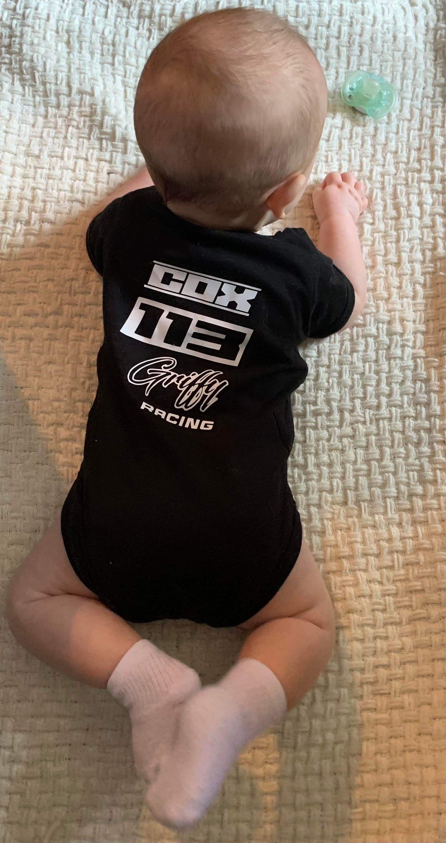 Rabbit Skins Infant Griffy Racing Fine Jersey Bodysuit