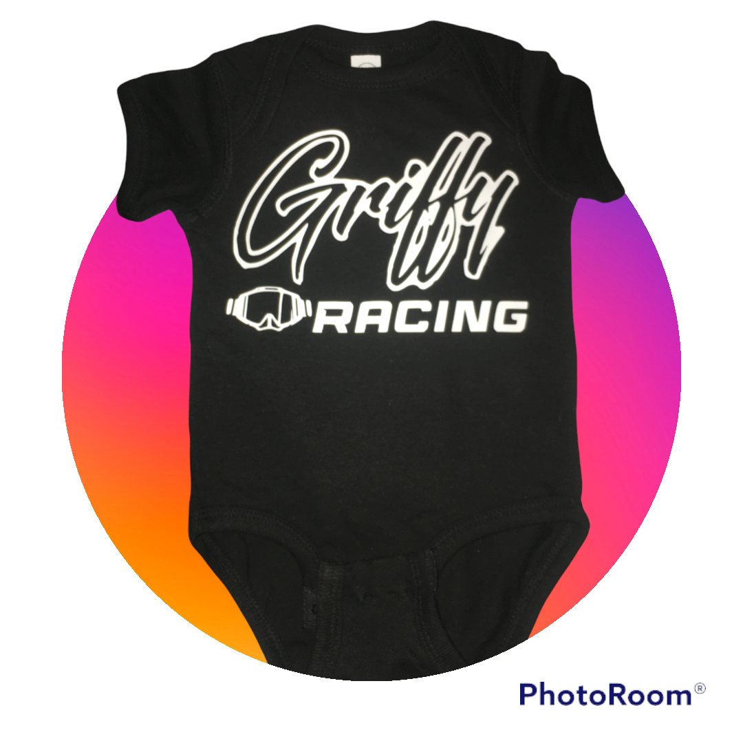 Rabbit Skins Infant Griffy Racing Fine Jersey Bodysuit