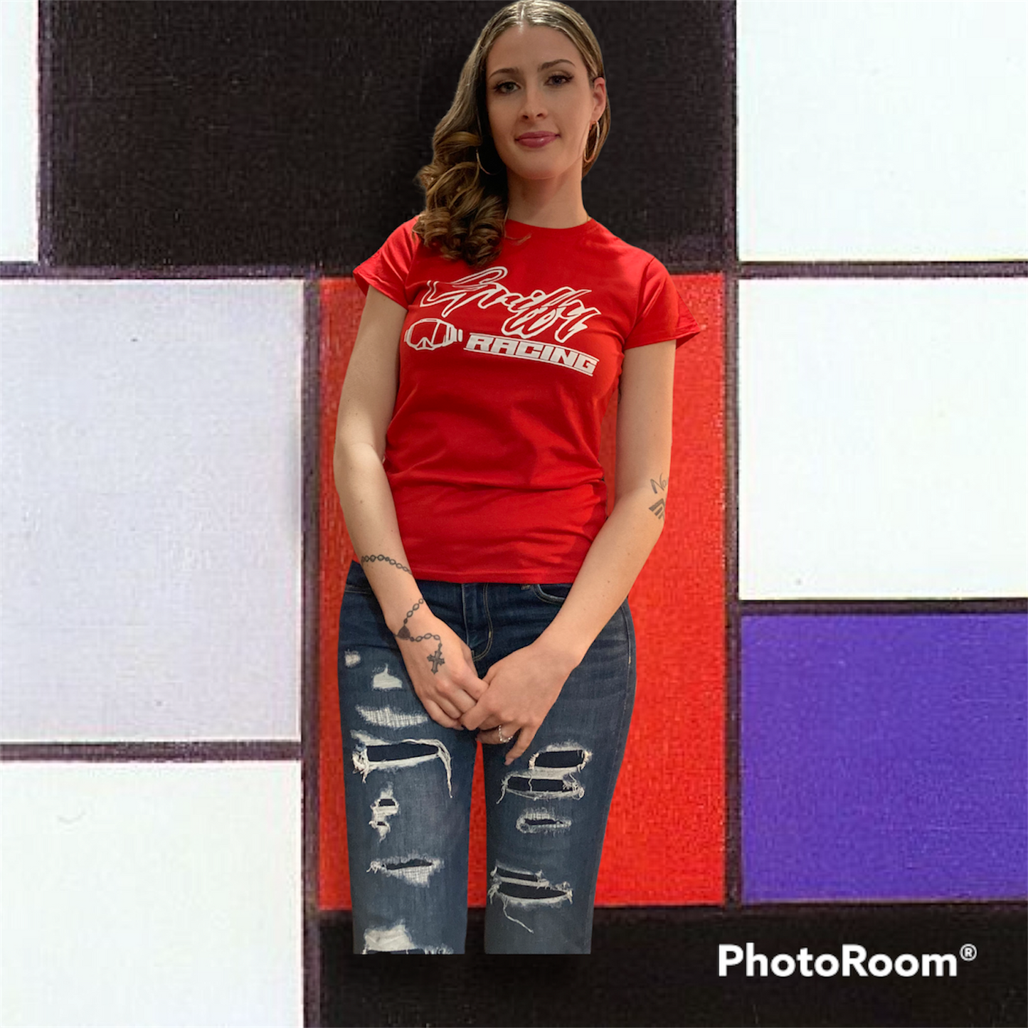 Gildan Ladies' Softstyle® Griffy Racing Fitted T-Shirt