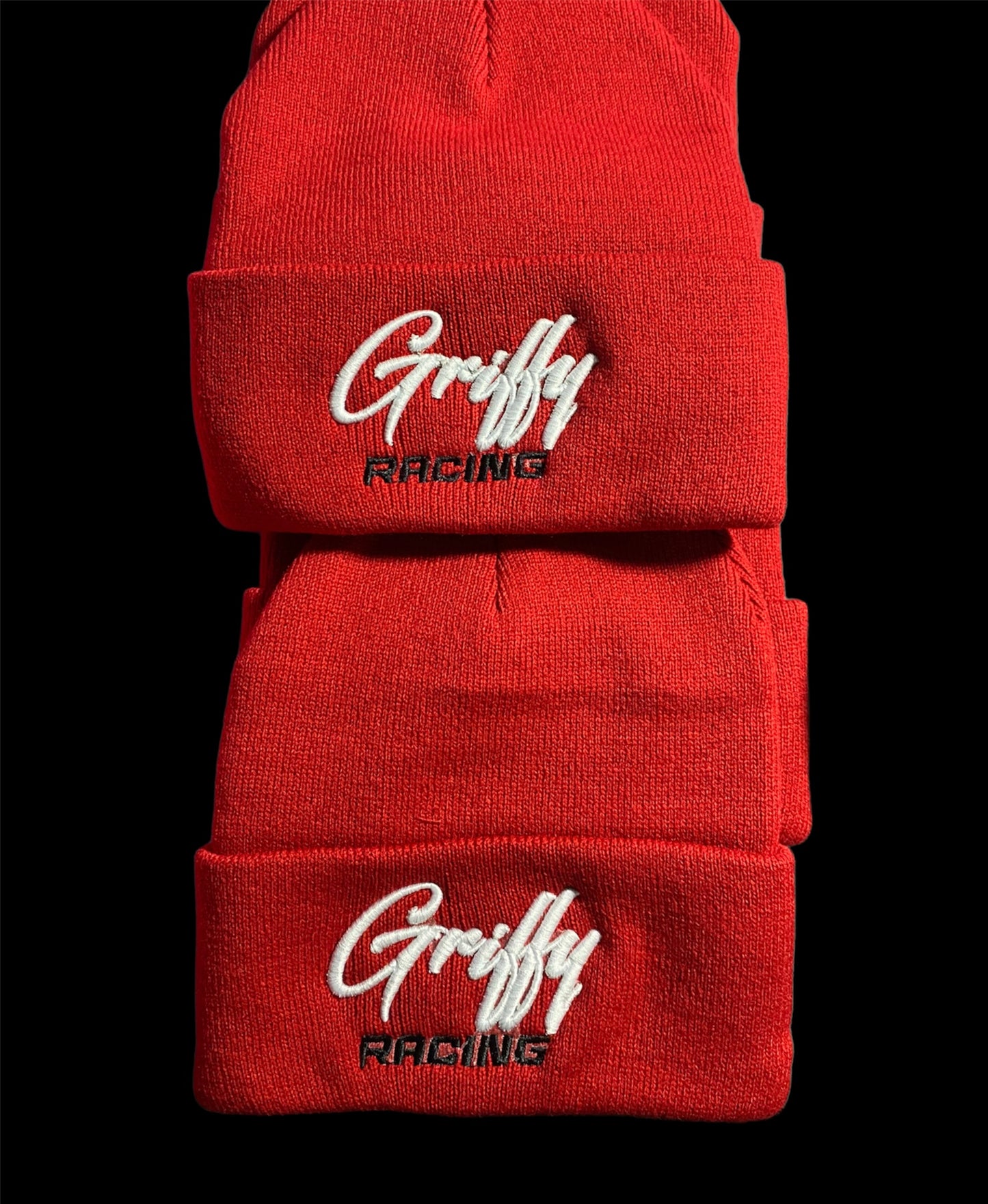 Griffy Racing Adult Cuffed Knit Beanie