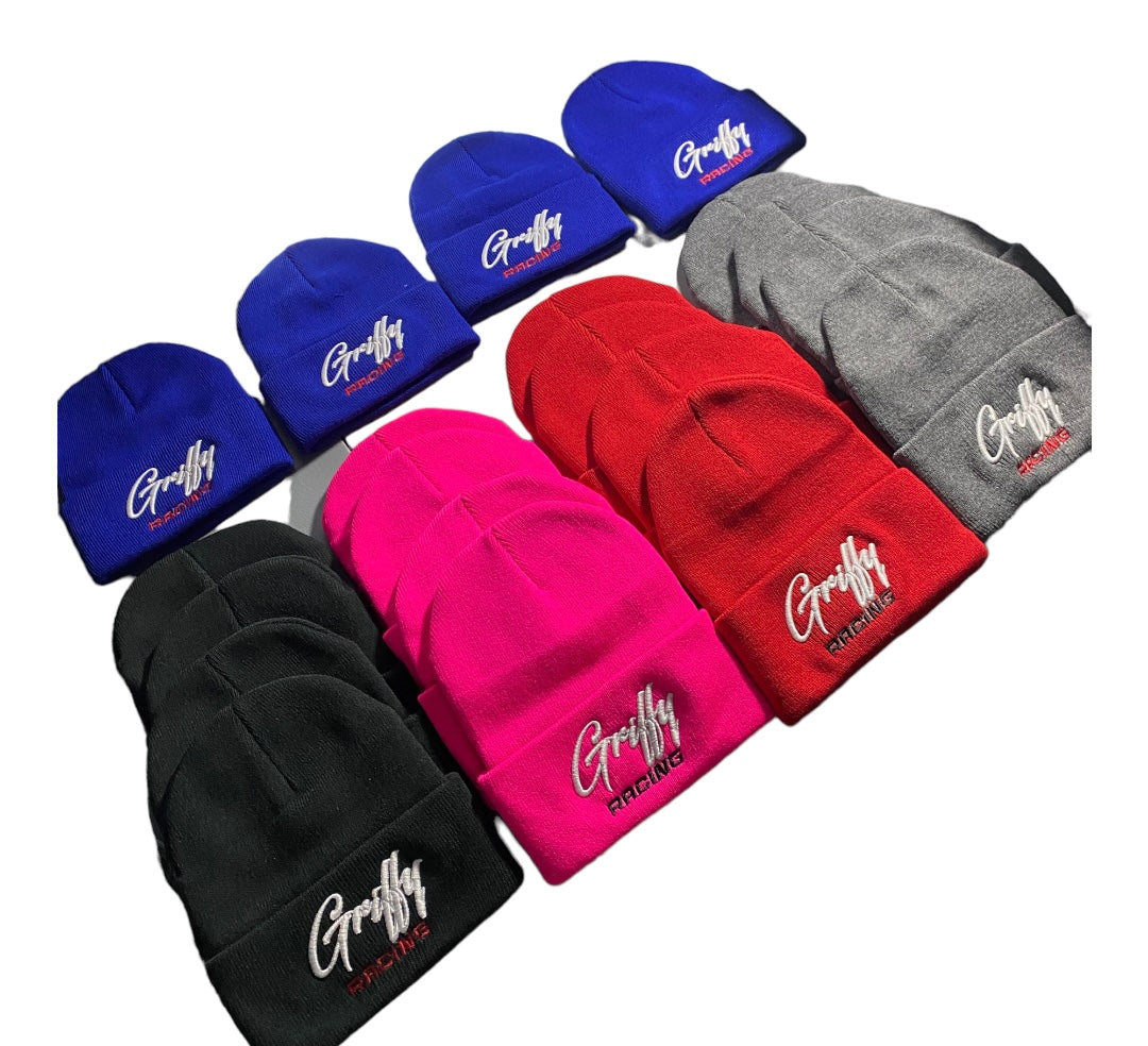 Griffy Racing Adult Cuffed Knit Beanie