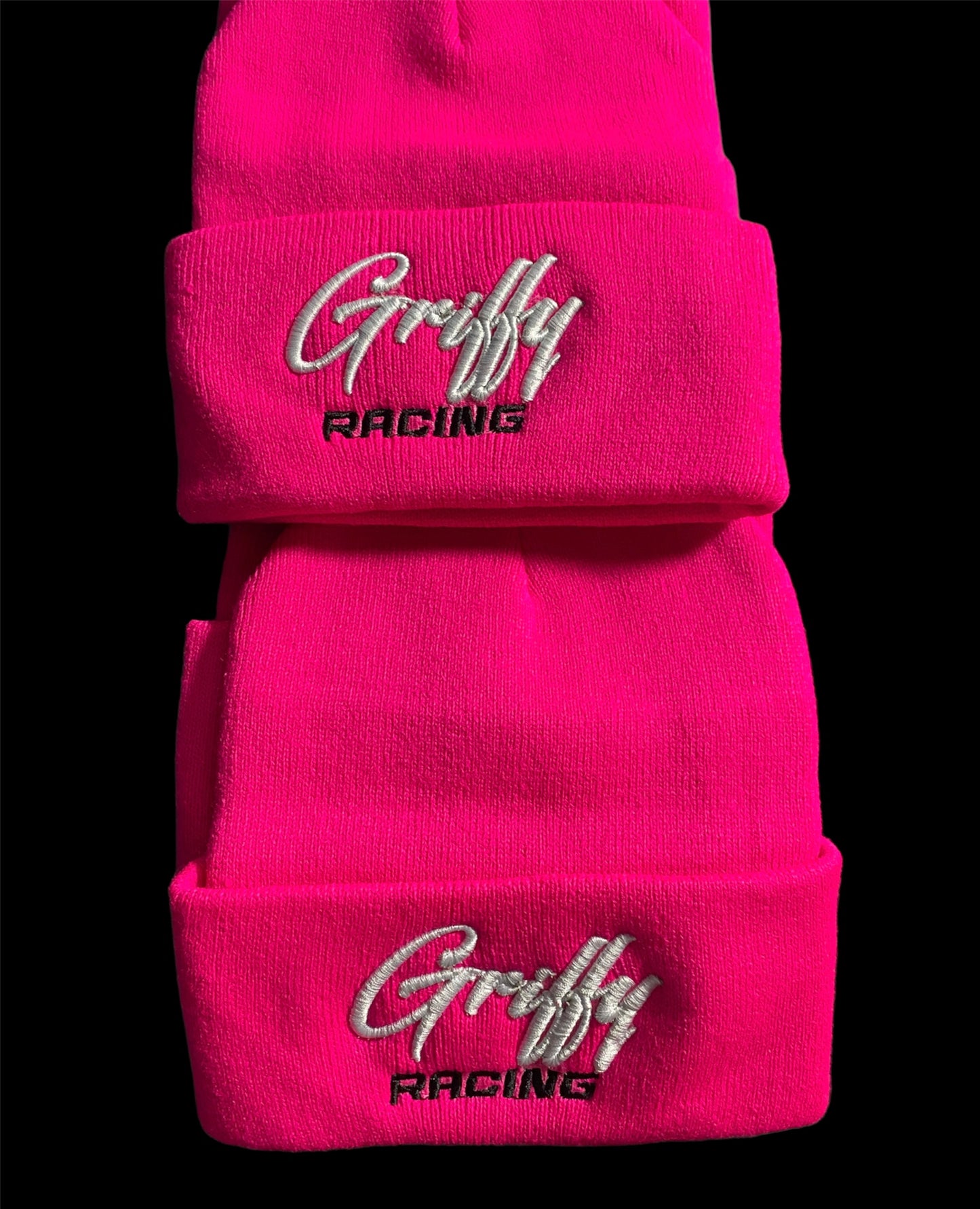 Griffy Racing Adult Cuffed Knit Beanie