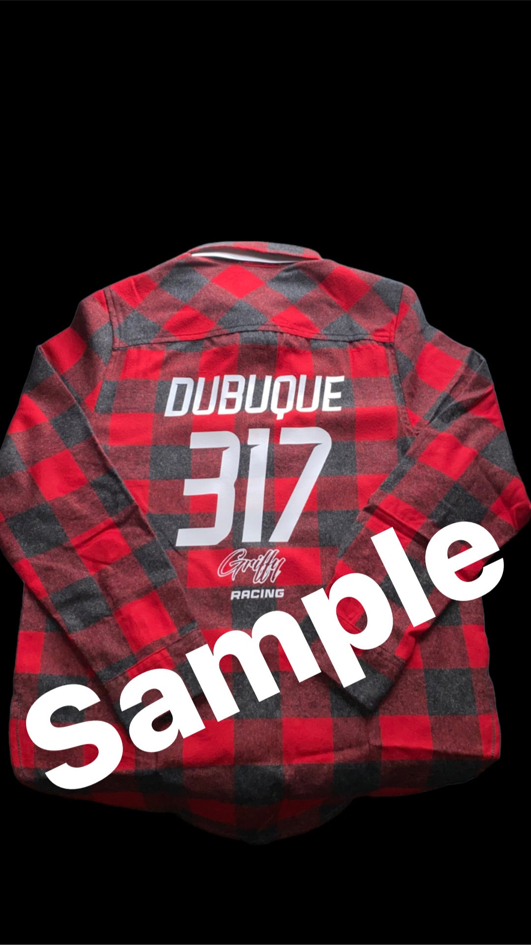 Griffy Racing Burnside Ladies' Yarn-Dyed Long Sleeve Plaid Flannel Shirt